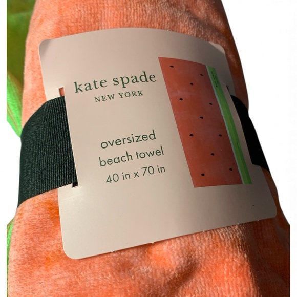 kate spade Kids Watermelon Towel - Orange and Green - Picture 6 of 6